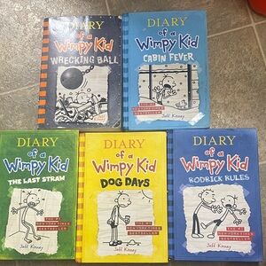 Diary of a Wimpy Kid Book Set - Blue, Yellow, Orange